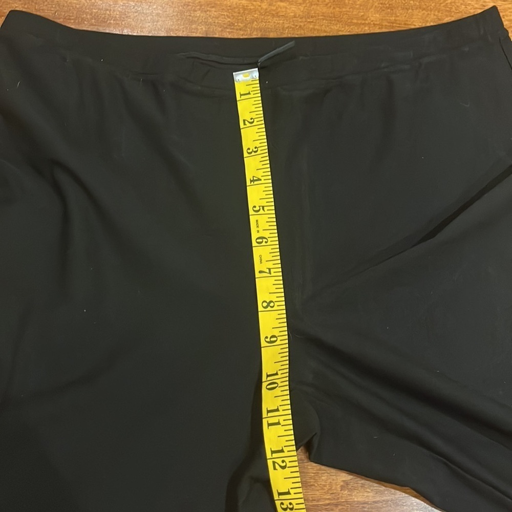 Eileen Fisher Stretch Viscose Crepe Pant Slim Fit Black Size PL - Picture 13 of 14